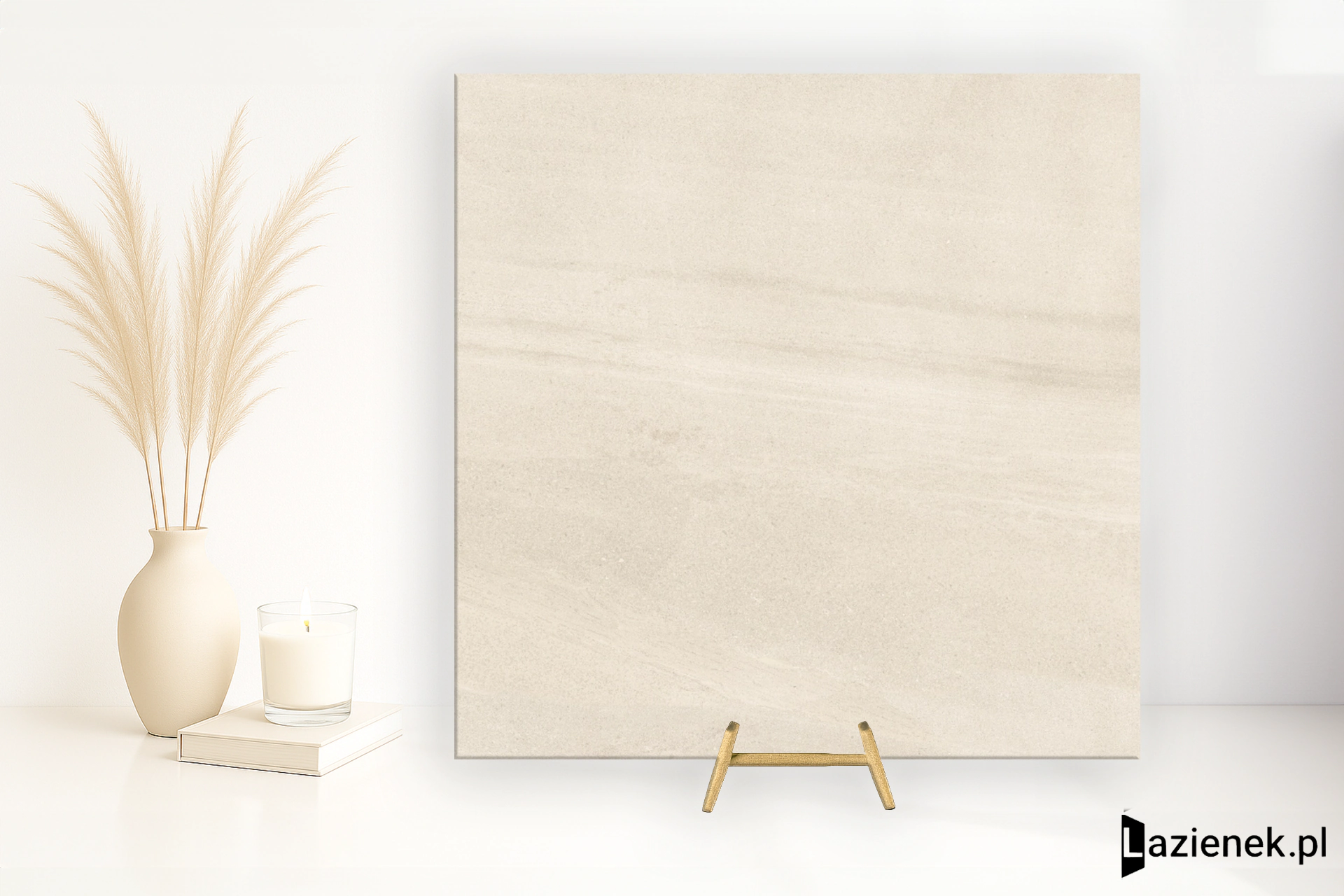 Graniti Fiandre Pietra Di Basalto Active Bianco antybakteryjna 100x100 cm gr. 6 mm - płytka rektyfikowana / IAS100219M6